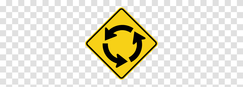 Circular Intersection Sign Clip Art, Road Sign Transparent Png