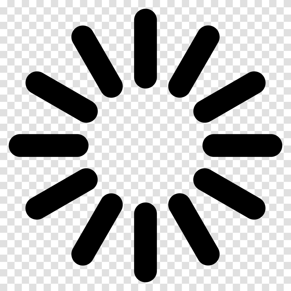 Circular Loading Icon With Dashes Icons, Gray, World Of Warcraft Transparent Png
