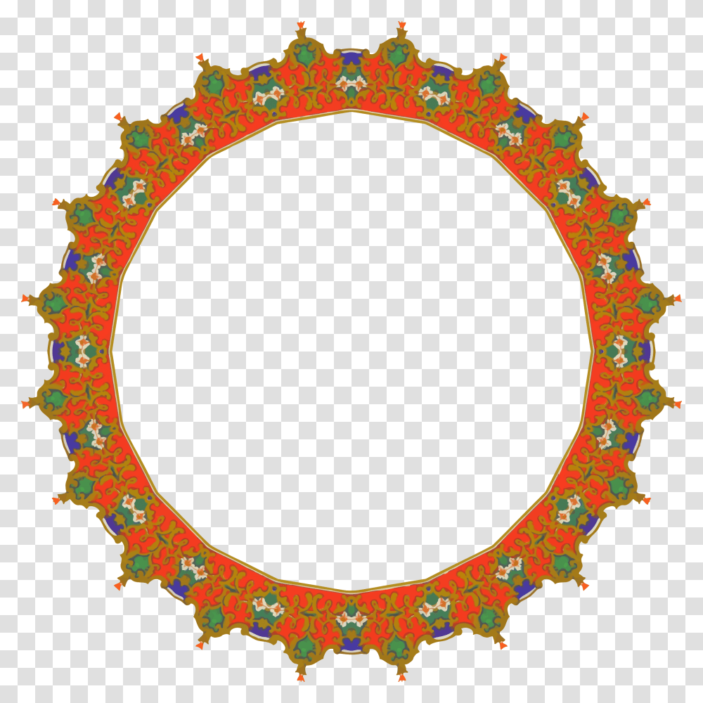 Circular Ornate Frame Clip Arts Biu Tng Con H, Pattern, Oval, Ornament Transparent Png