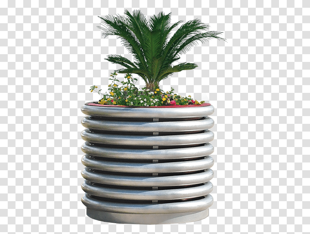 Circular Shaped Flowerpiece Made Of Iron For Urban Flowerpot, Plant, Potted Plant, Vase, Jar Transparent Png
