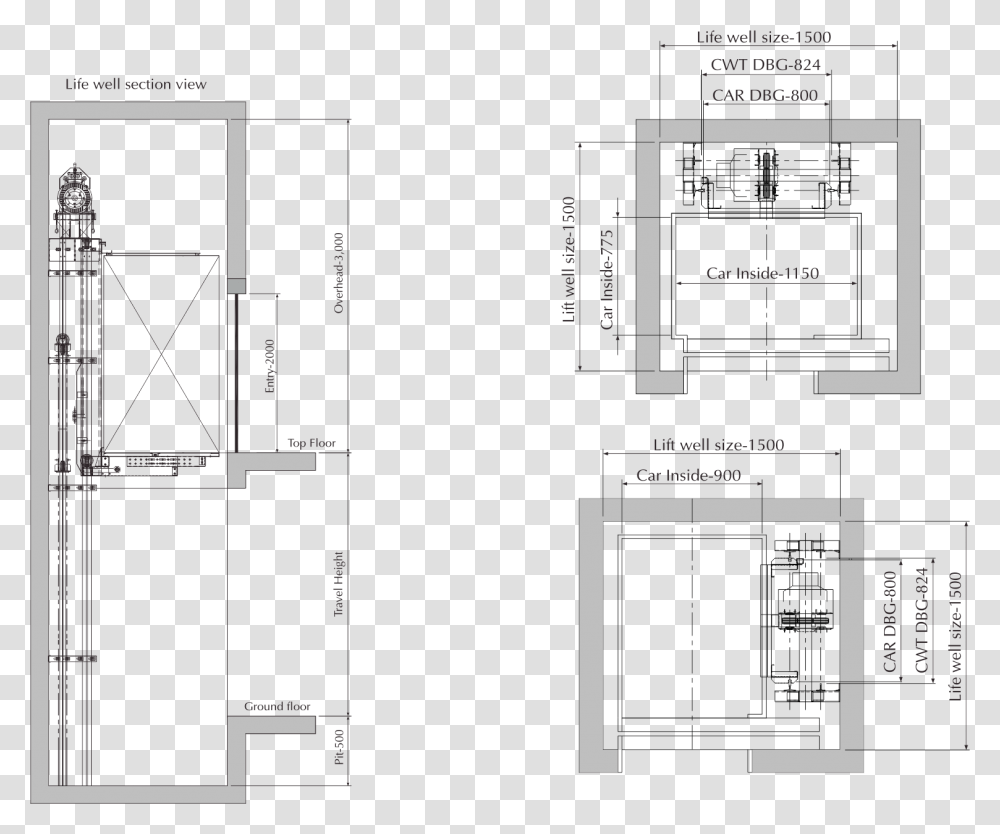 Circular Stairs And Elevator Plan, Plot, Diagram, Label Transparent Png