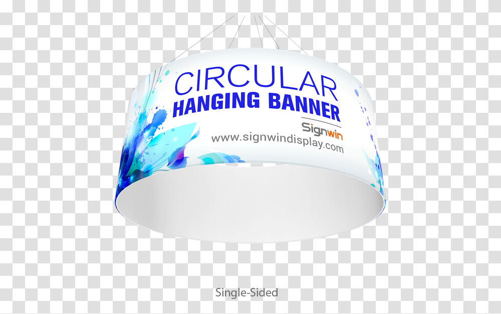 Circular Tube Hanging Banner Custom Printing Fuji Packaging, Clothing, Apparel, Hat, Text Transparent Png