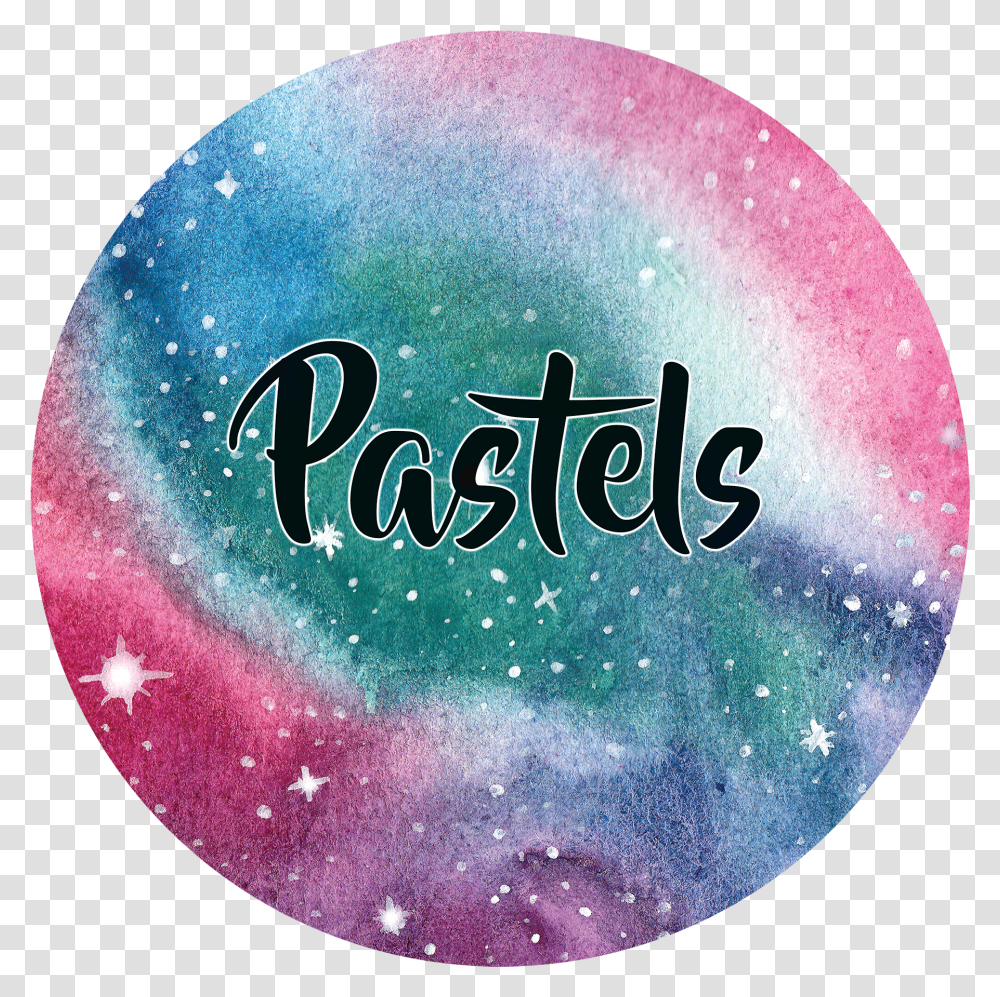 Circular Watercolour Galaxies And Nebulae Example Image Circle Transparent Png