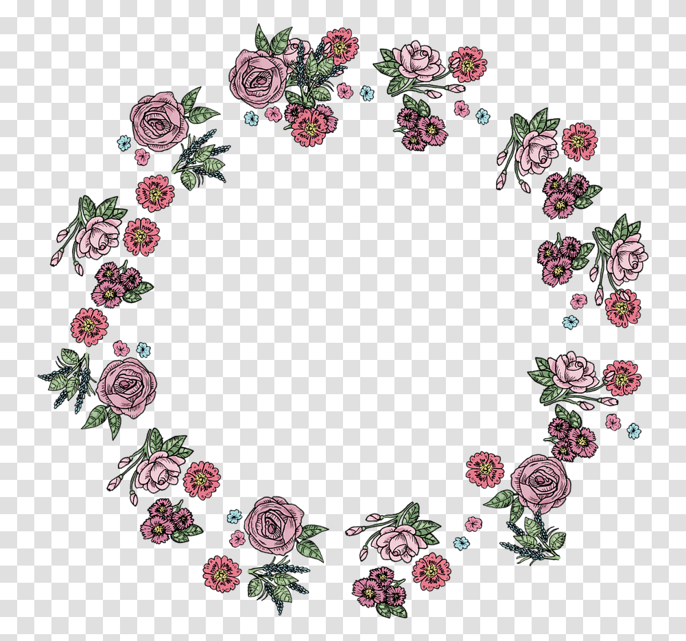 Circulo De Flores, Floral Design, Pattern Transparent Png