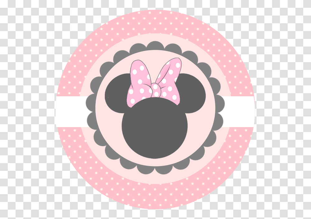 Circulo Minnie, Label, Sweets, Food Transparent Png