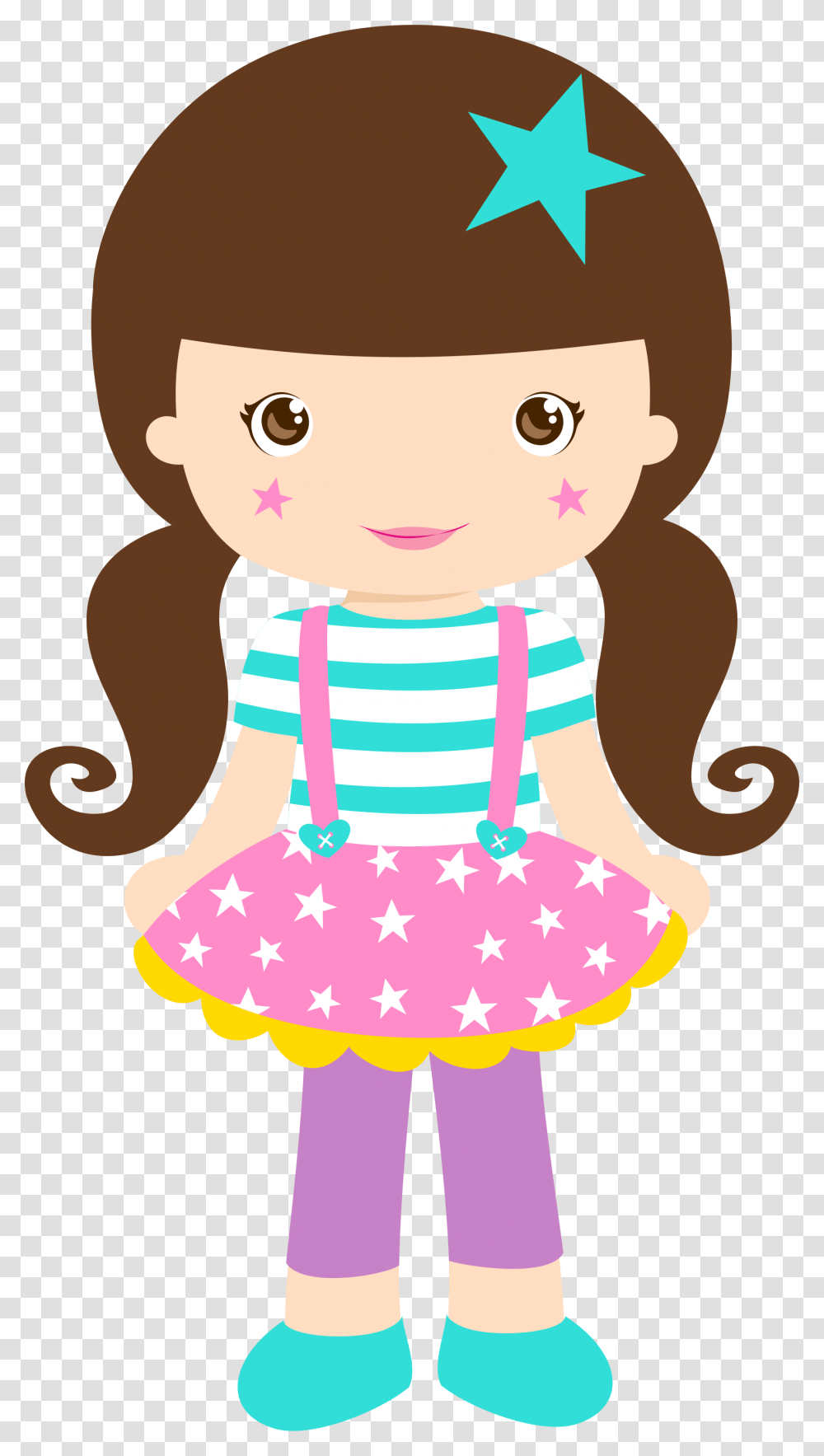 Circus 2 Girl Clipart, Doll, Toy, Rattle, Elf Transparent Png