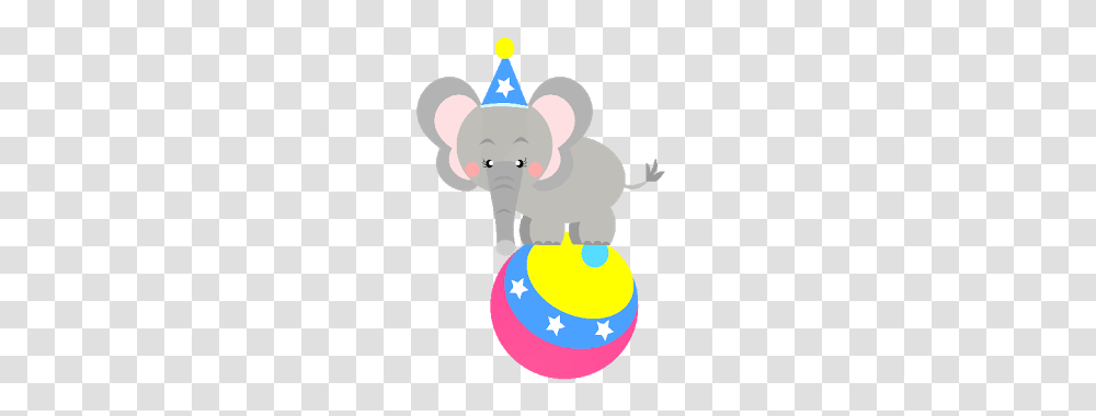 Circus Clipart Baby Elephant, Apparel, Party Hat, Snowman Transparent Png