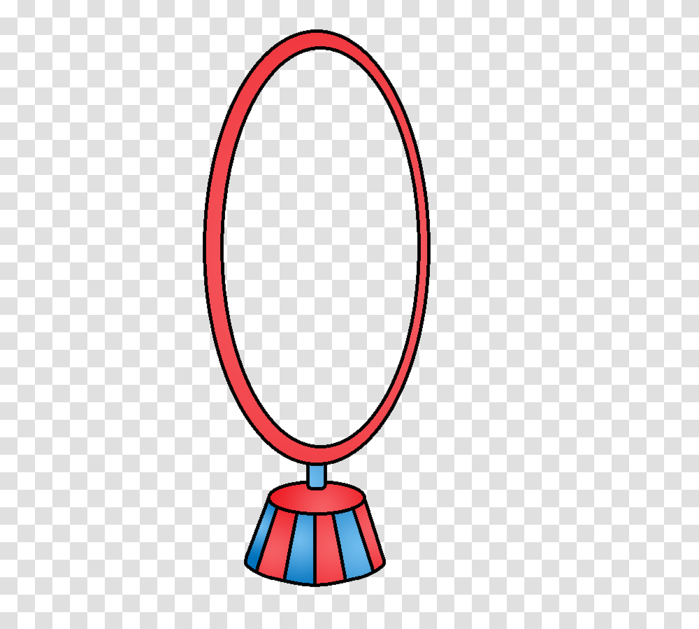 Circus Clipart Hoop, Oval, Lamp, Mirror Transparent Png