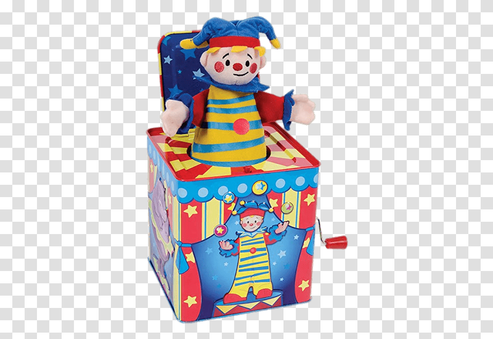 Circus Clown Jack In The Box Toy Jack In The Box, Cake, Dessert, Food, Icing Transparent Png