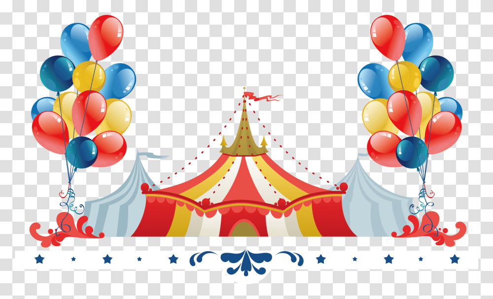 Circus Tent Background Download Background Carnival Tent, Leisure Activities, Crowd, Ball, Balloon Transparent Png
