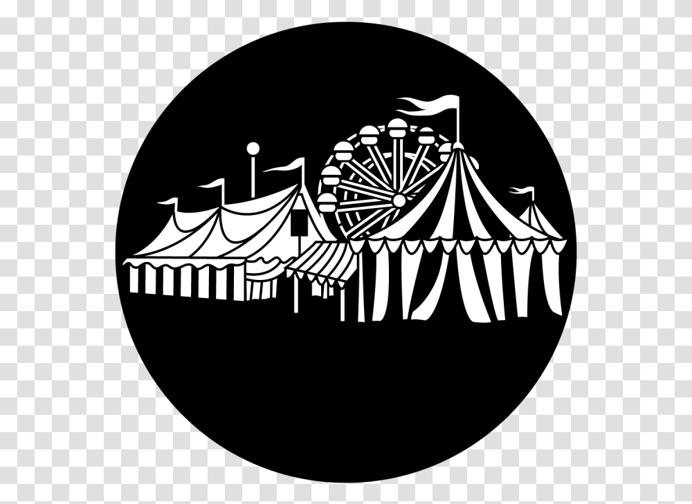 Circus Tent Black And White Download Black And White Circus Tents, Leisure Activities, Camping Transparent Png