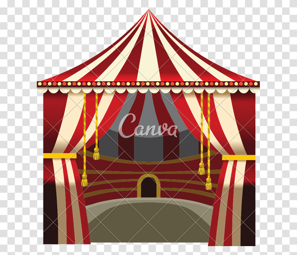 Circus Tent Clipart Canva, Leisure Activities, Amusement Park, Carousel, Theme Park Transparent Png