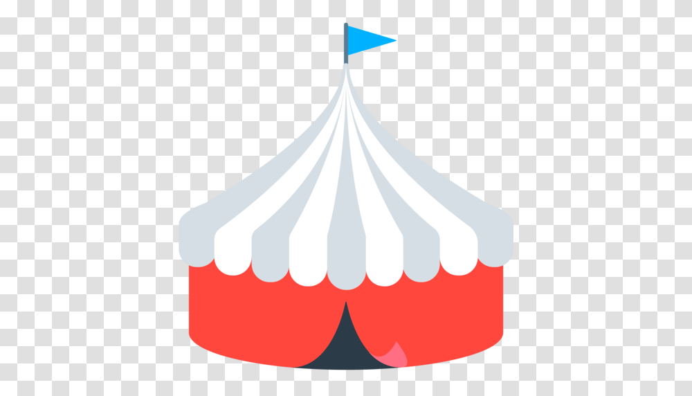 Circus Tent Emoji, Leisure Activities, Triangle, Cream, Dessert Transparent Png