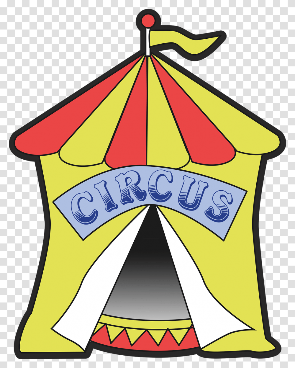 Circus Tent Entrance Flag Pole Dr Seuss Circus Tent, Party Hat, Pattern Transparent Png