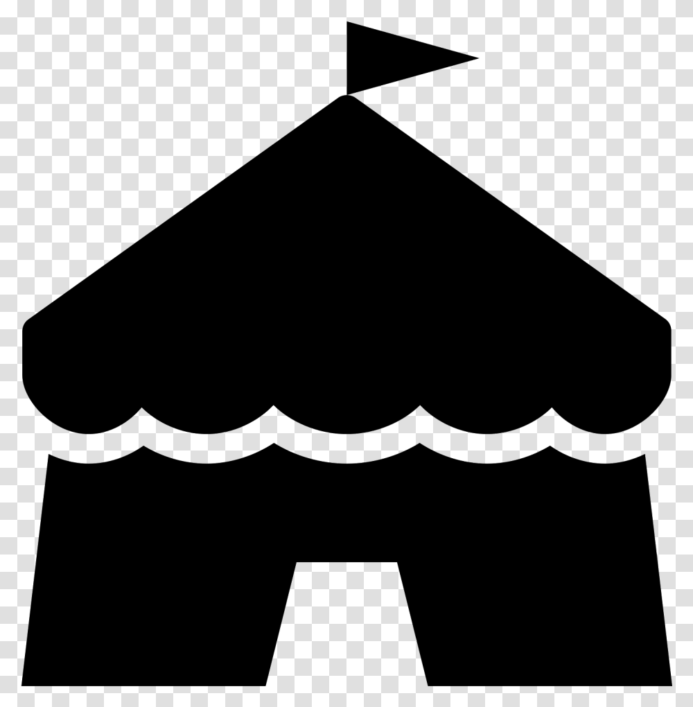 Circus Tent Filled Icon Circus Icon White, Gray, World Of Warcraft, Halo Transparent Png