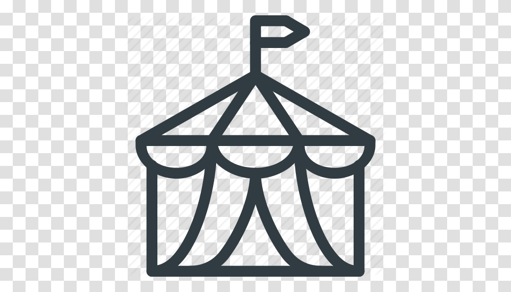 Circus Tent Icon, Tabletop, Furniture, Silhouette, Lighting Transparent Png