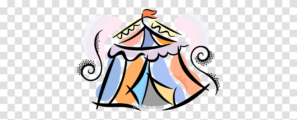 Circus Tent Royalty Free Vector Clip Art Illustration, Drawing, Doodle, Pillow, Modern Art Transparent Png