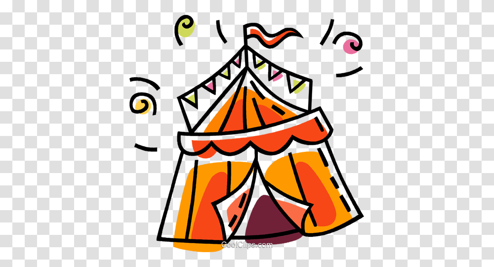 Circus Tent Royalty Free Vector Clip Art Illustration, Dynamite, Modern Art, Drawing Transparent Png