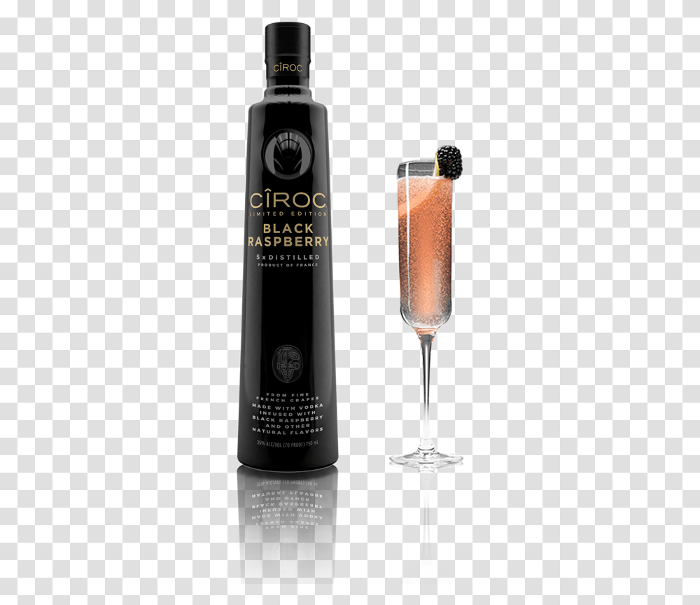 Ciroc Black Raspberry Vodka, Glass, Alcohol, Beverage, Wine Transparent Png