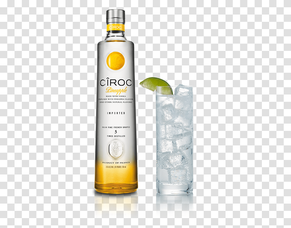Ciroc Pineapple Pineapple Vodka, Beverage, Drink, Cocktail, Alcohol Transparent Png