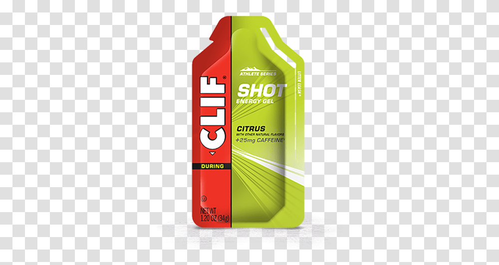 Citrus Flavor Packaging Clif Shot Energy Gel Chocolate Cherry, Bottle, Beverage, Liquor, Alcohol Transparent Png