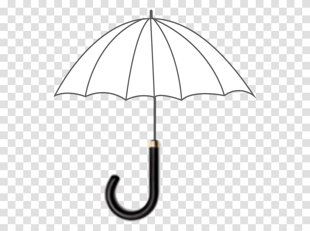 City Auto Open Black Handle Umbrella, Lamp, Canopy Transparent Png