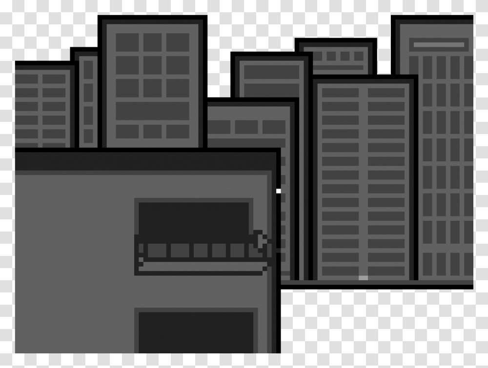 City Background House Architecture, Gray, Minecraft, Stencil Transparent Png