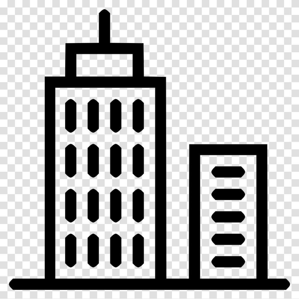 City Breaks Business Building Vector Icon Free, Label, Stencil, Weapon Transparent Png