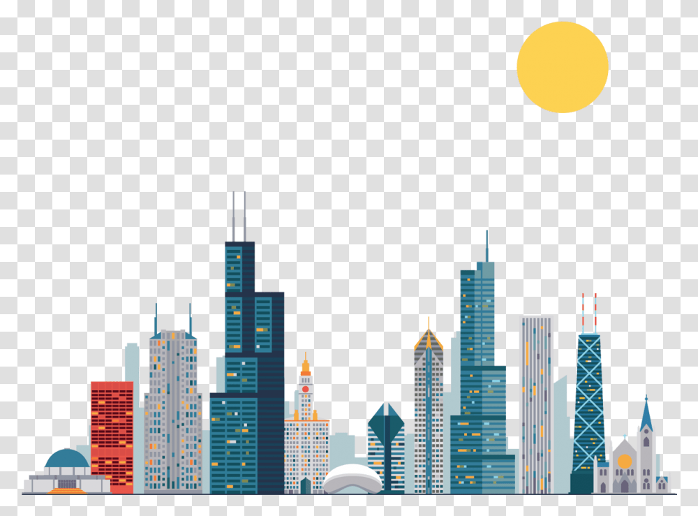 City Building Vector, High Rise, Urban, Metropolis, Architecture Transparent Png