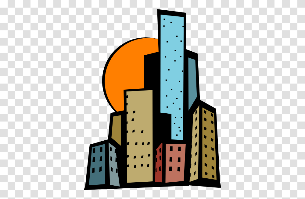 City Clipart, Building, Urban, High Rise, Lighting Transparent Png