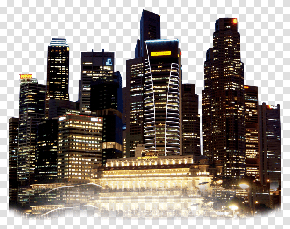 City Clipart City At Night, Urban, Building, Downtown, Office Building Transparent Png