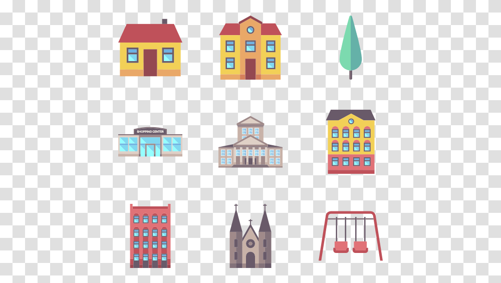 City Element Collection Building Vector Icon, Calculator, Electronics Transparent Png