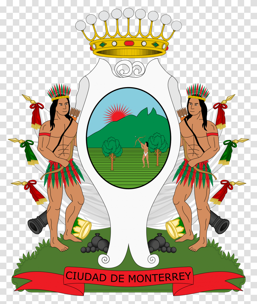 City Flag Of Monterrey Mexico, Person, Costume, Accessories, Crown Transparent Png