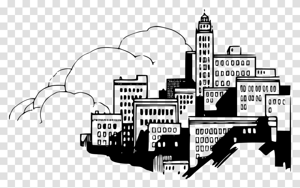 City Hall Clipart Animated Buildings Black And White, Gray, World Of Warcraft Transparent Png