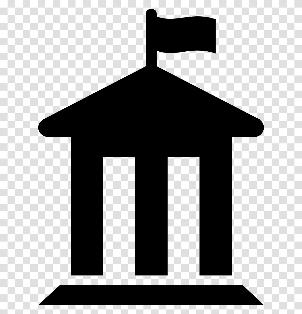 City Hall Silhouette, Cross, Hanger, Sleeve Transparent Png