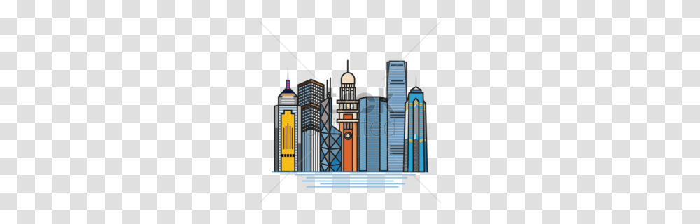 City Hong Kong Clipart, Gate, Building, Metropolis, Urban Transparent Png