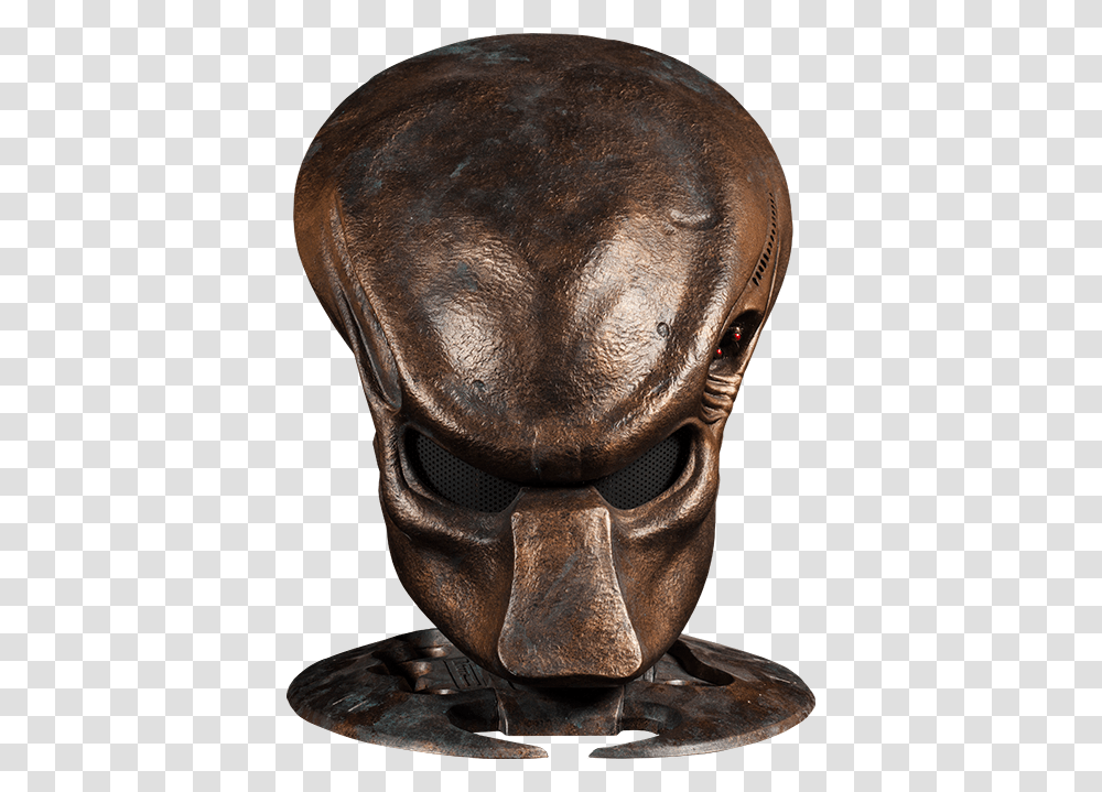 City Hunter Predator Mask, Head, Alien, Bronze, Elephant Transparent Png