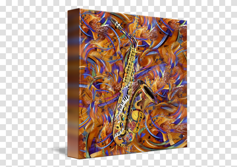 City Jazzy Music Painting Vertical, Modern Art, Pattern, Graphics, Stained Glass Transparent Png