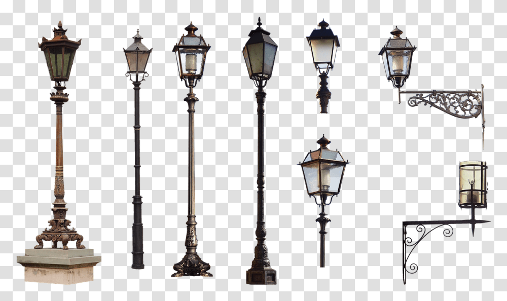 City Lampstreet Lamp Florence, Lamp Post, Chandelier, Lampshade Transparent Png