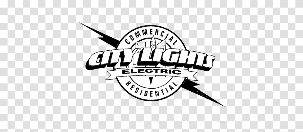 City Lights Electric Label, Logo, Symbol, Trademark, Text Transparent Png
