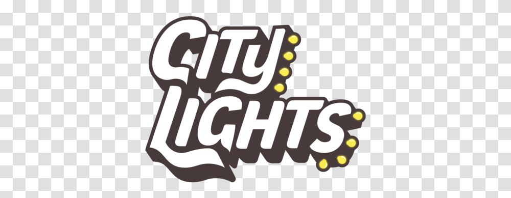 City Lights Logo Illustration, Text, Alphabet, Label, Poster Transparent Png