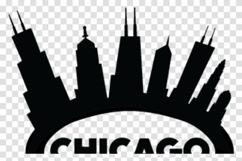 City Of Chicago Skyline Silhouette Clipart Kulture Chicago, Accessories, Accessory, Jewelry, Crown Transparent Png