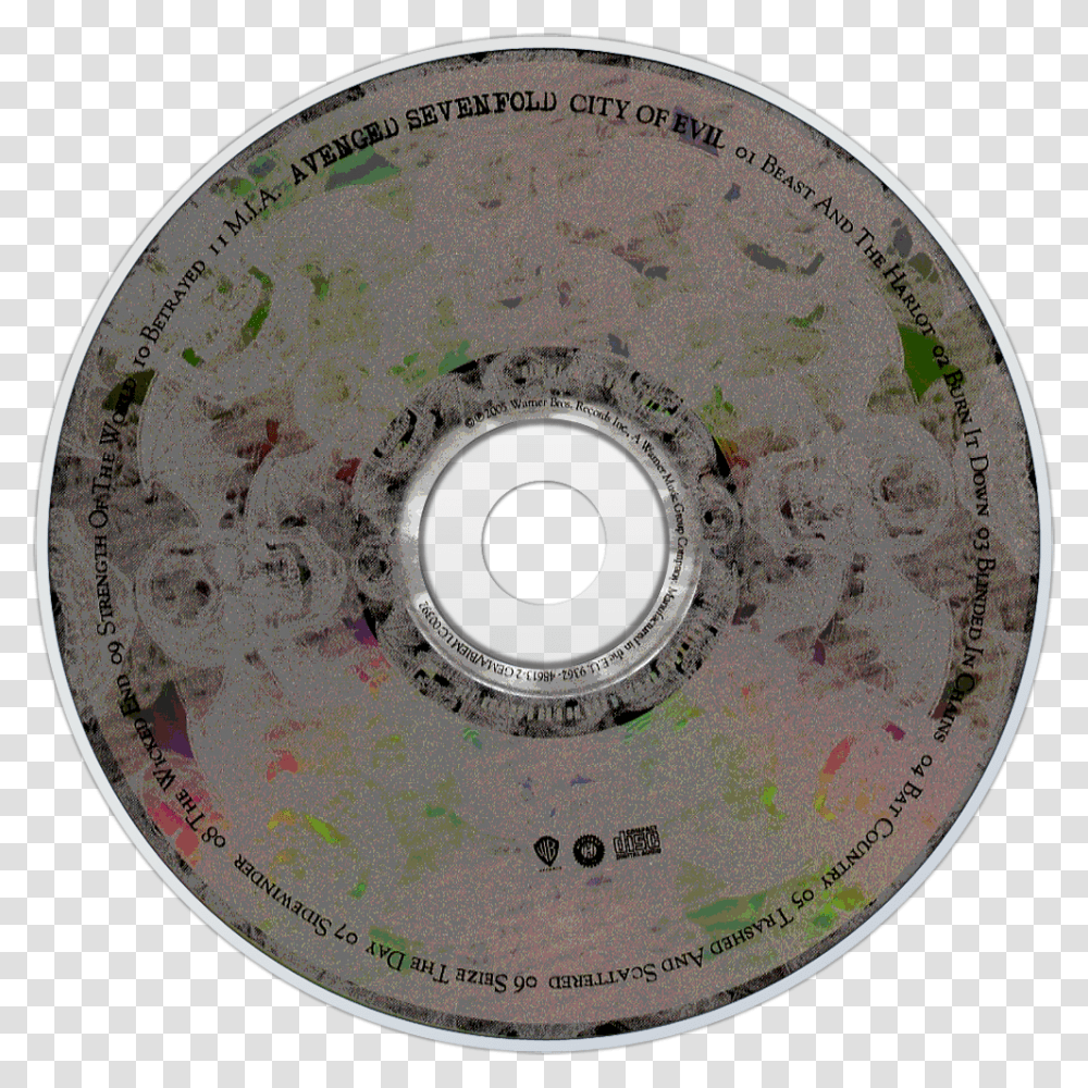 City Of Evil Cd, Disk, Dvd Transparent Png