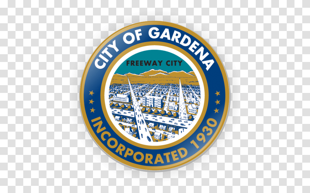 City Of Gardena, Logo, Trademark, Badge Transparent Png