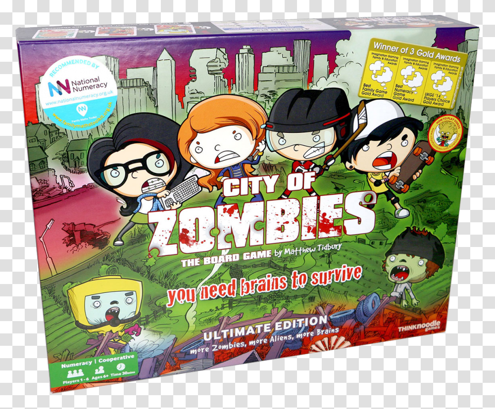 City Of Zombies Game, Label, Poster, Advertisement Transparent Png