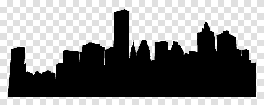 City Skyline Silhouette, Stencil, Wall, Candle Transparent Png