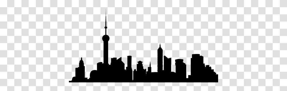 City Skyline Sticker, Gray, World Of Warcraft Transparent Png