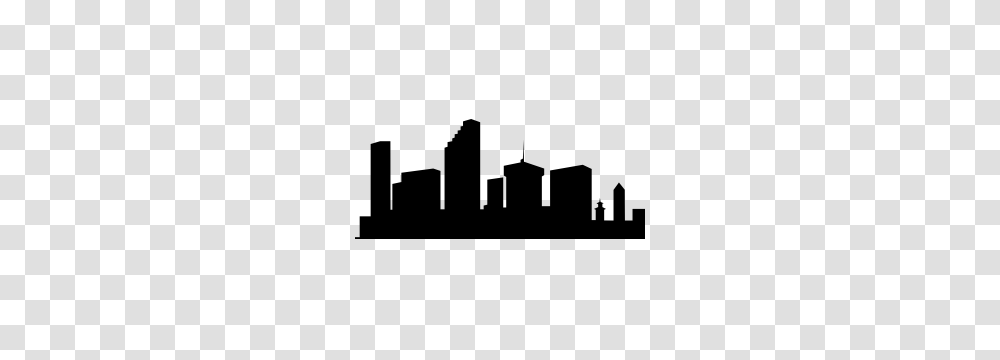 City Skyline Stickers Decals, Stencil, Silhouette Transparent Png