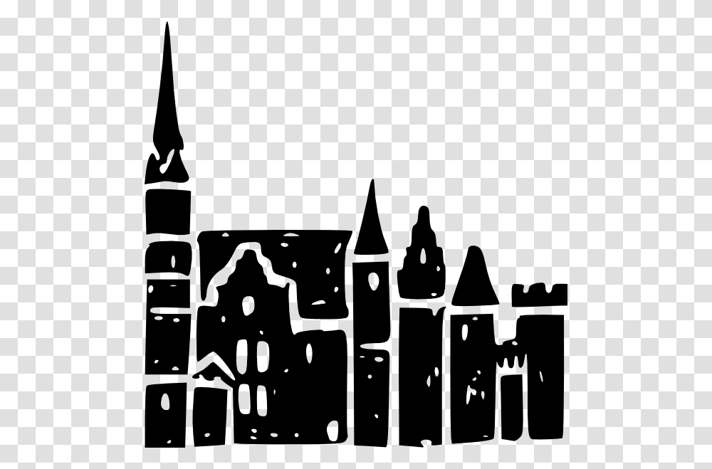 City View Svg Clip Arts Old Town Clipart, Chess, Game, Stencil, Silhouette Transparent Png