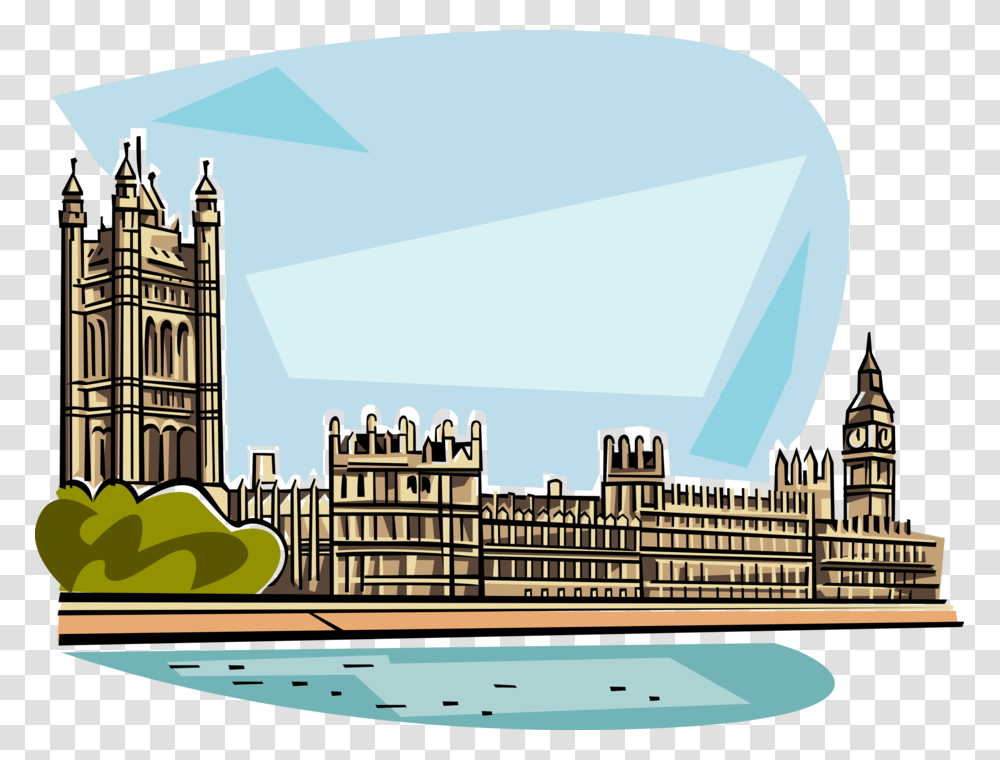 Cityscape Clipart Illustrator Adobe Vector Houses Of Parliament Clipart, Building, Architecture, Spire, Tower Transparent Png